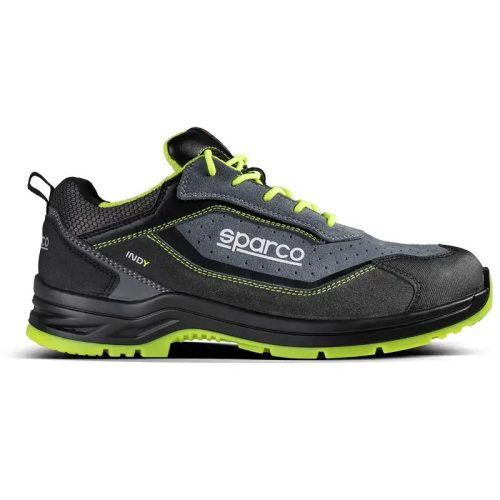 Sparco Indy Texas S1PS ESD munkavédelmi cipő Sötétszürke/Zöld - 41