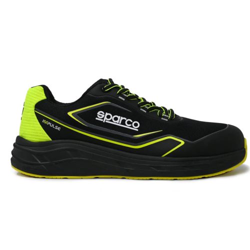 Sparco Impulse Luton S1PS ESD Munkavédelmi cipő Fekete/Sárga - 36