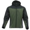 Sara Comfort Plus Softshell Kabát Fekete/Zöld - S